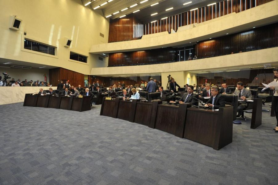 Visão geral do plenário durante a sessão desta quarta-feira (07). 
