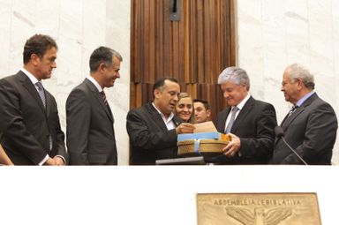 Secretários estaduais do Tocantins fazem visita de cortesia à Assembleia