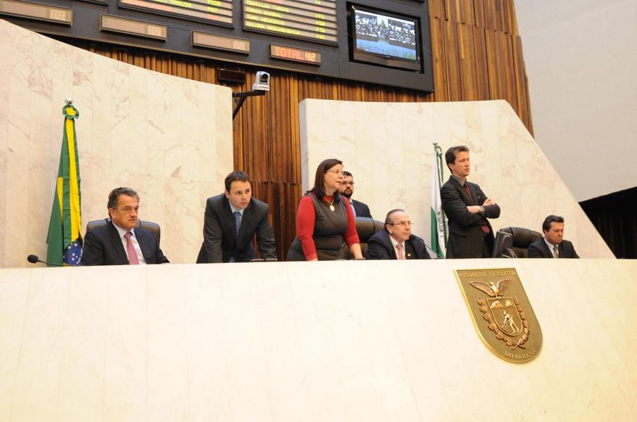 Mesa plenário