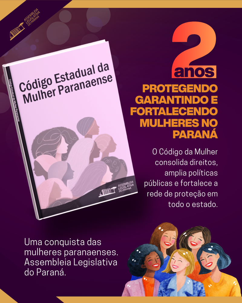 Código da Mulher Paranaense 2 anos