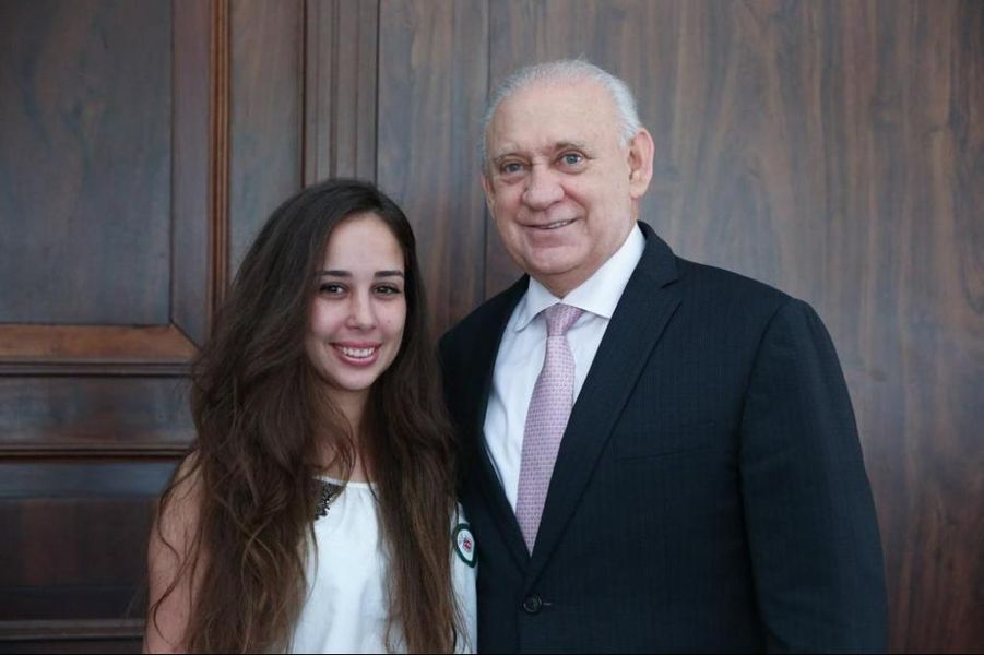 foto traiano e aluna