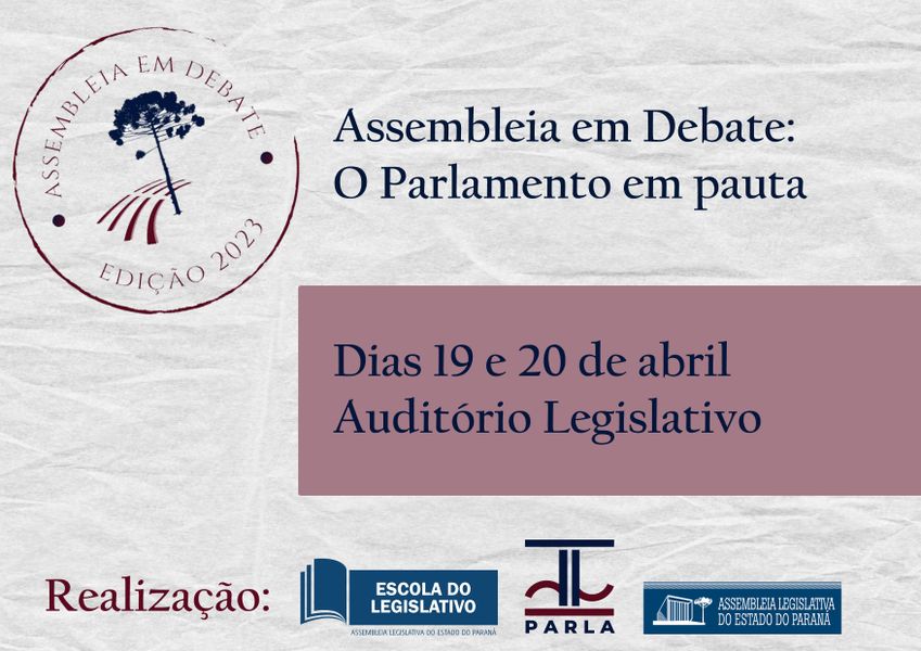 escola do legislativo Assembleia em pauta