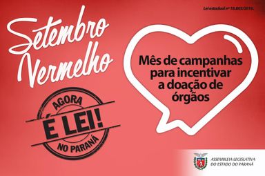 Está chegando o "Setembro Vermelho", mês de campanhas para incentivar a doação de órgãos e tecidos