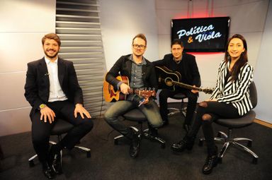 Tiago Amaral e uma dupla musical talentosa animam o "Política e Viola" deste sábado (23)