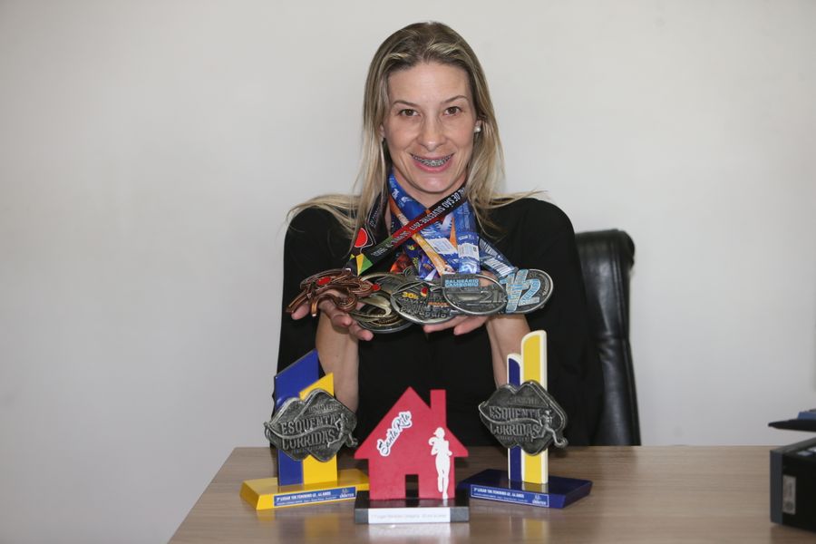 fabíola e suas medalhas
