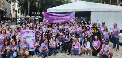 Curitiba e Maringá terão caminhadas do Fevereiro Lilás neste fim de semana