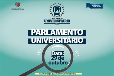 Terceira edição do Parlamento Universitário começa no próximo dia 29