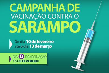 Paraná inicia a campanha de vacinação contra o sarampo