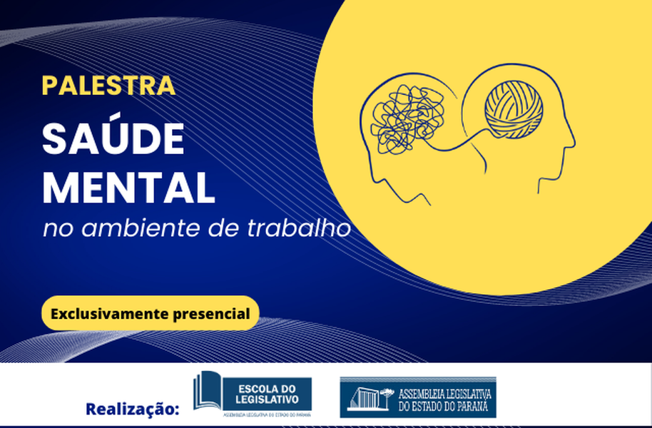 escola do legislativo palestra saúde mental