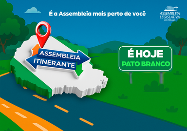 Assembleia Itinerante chega nesta segunda-feira (10) a Pato Branco