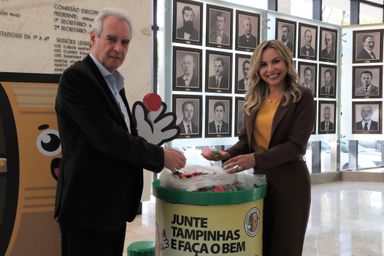 Associação dos Servidores Públicos do Paraná (ASPP) adere à Campanha Tampinha Paraná