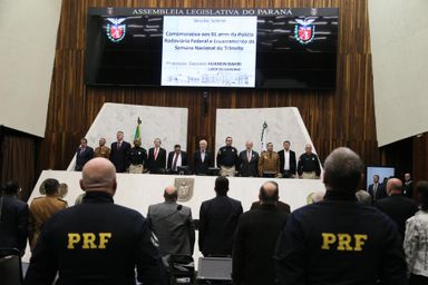 Polícia Rodoviária Federal é parabenizada pelo Poder Legislativo por seus 91 anos