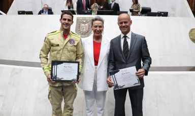 Deputada Cloara Pinheiro (PSD) homenageia (PSD) atletas londrinenses com Menção Honrosa na Assembleia Legislativa