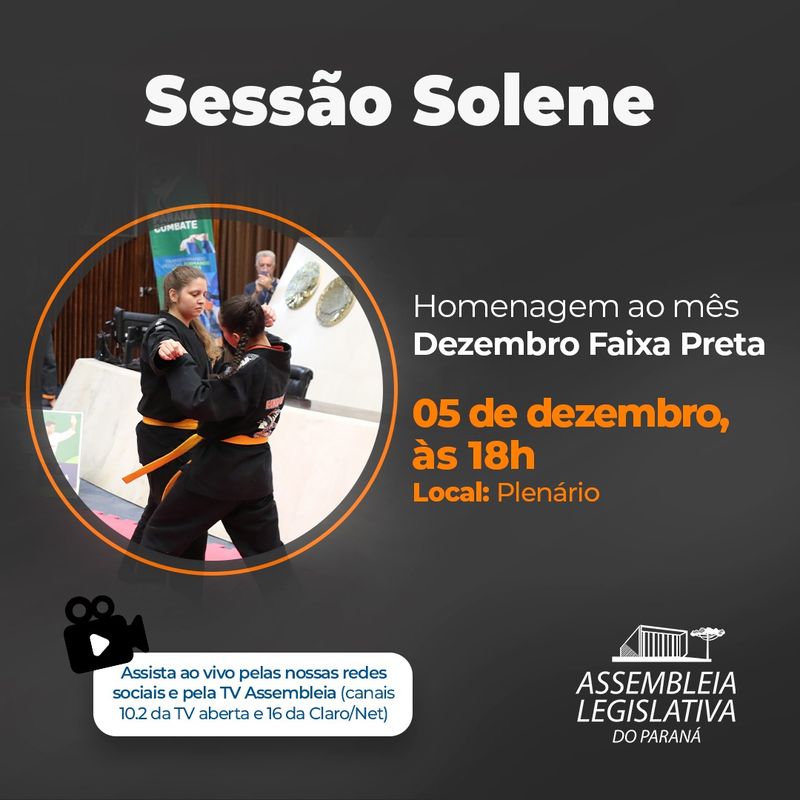 solene faixa preta