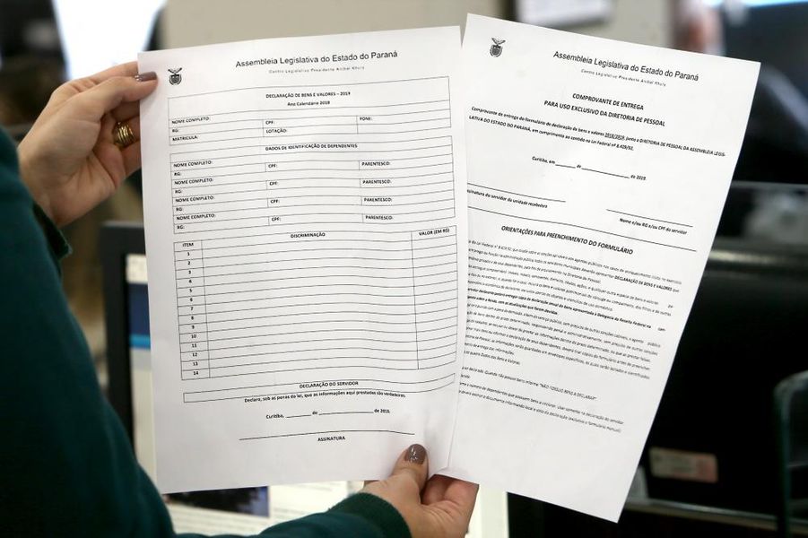Declaração de bens 