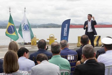 Melhor momento da história, afirma presidente da Alep, deputado Alexandre Curi (PSD,) sobre os 90 anos do Porto de Paranaguá