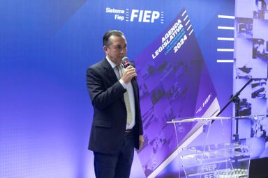 Deputado Reichembach (PSD) participa do lançamento da Agenda Legislativa 2024 da Fiep