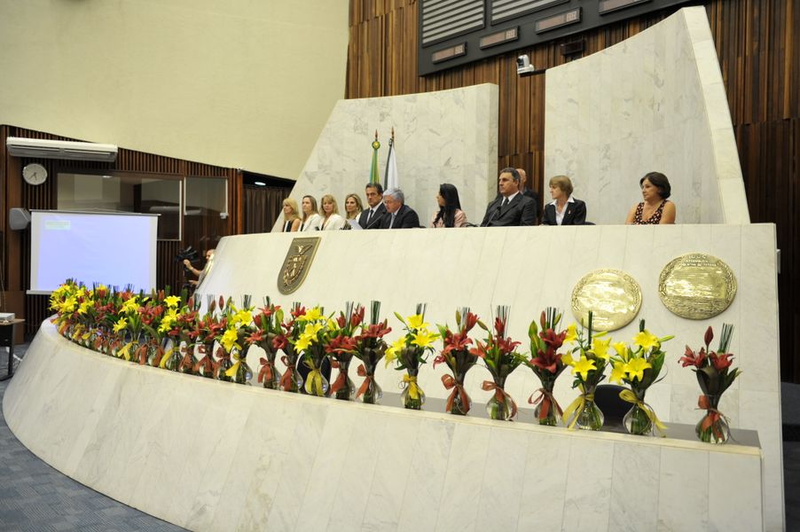 Sessão solene em homenagem ao Dia Internacional das Mulheres