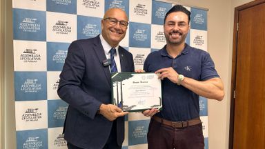 Deputado Luiz Claudio Romanelli (PSD) homenageia delegado Mikalovski com Menção Honrosa