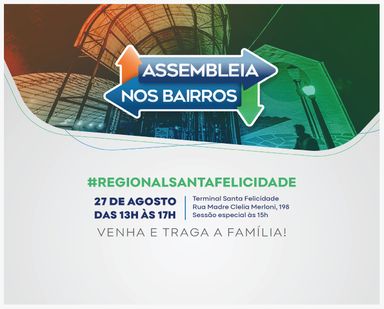 Santa Felicidade recebe a 3ª edição do Assembleia nos Bairros nesta quarta-feira (27)