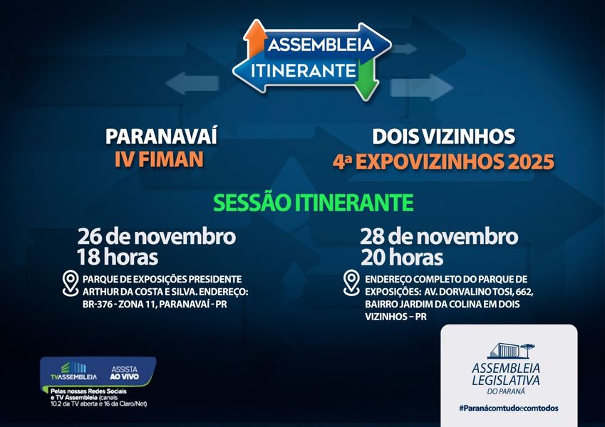 itinerantes paranavai e dois vizinhos