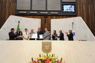 Tairiku Okada, líder espiritual da organização Sukyo Mahikari, é o mais novo Cidadão Honorário do Paraná