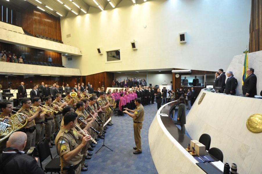 Abertura da solenidade em comemoração aos 160 anos da instalação do Poder Legislativo. 