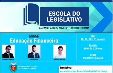 Escola do Legislativo promove curso de educação financeira