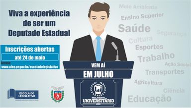 Acadêmicos do interior vão participar do Parlamento Universitário