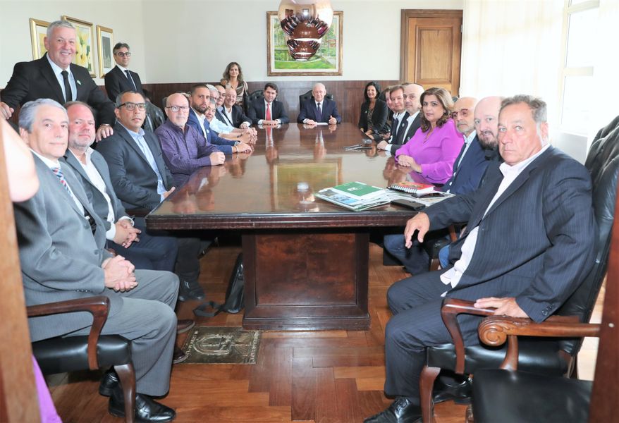 reunião presidência veículos comunicação