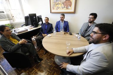 Alep recebe controlador da Assembleia do Piauí para apresentar ações de transparência