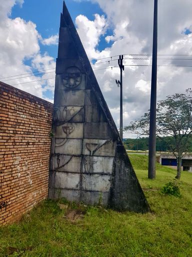 Obra de Poty Lazzaroto na PRC-280 será restaurada após pedido do deputado Luiz Fernando Guerra (União)