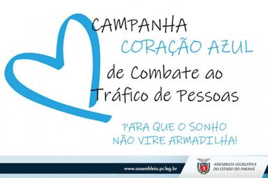 Campanha Coração Azul faz alerta sobre o tráfico de pessoas