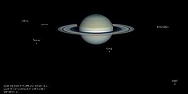 Paranaense que teve foto de Saturno publicada no site da NASA é o convidado do Assembleia Entrevista