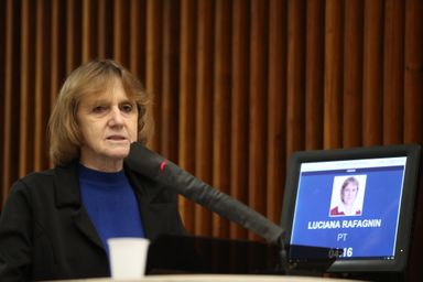 Deputada Luciana Rafagnin propõe pagamento de auxílio temporário para mulheres vítimas de violência